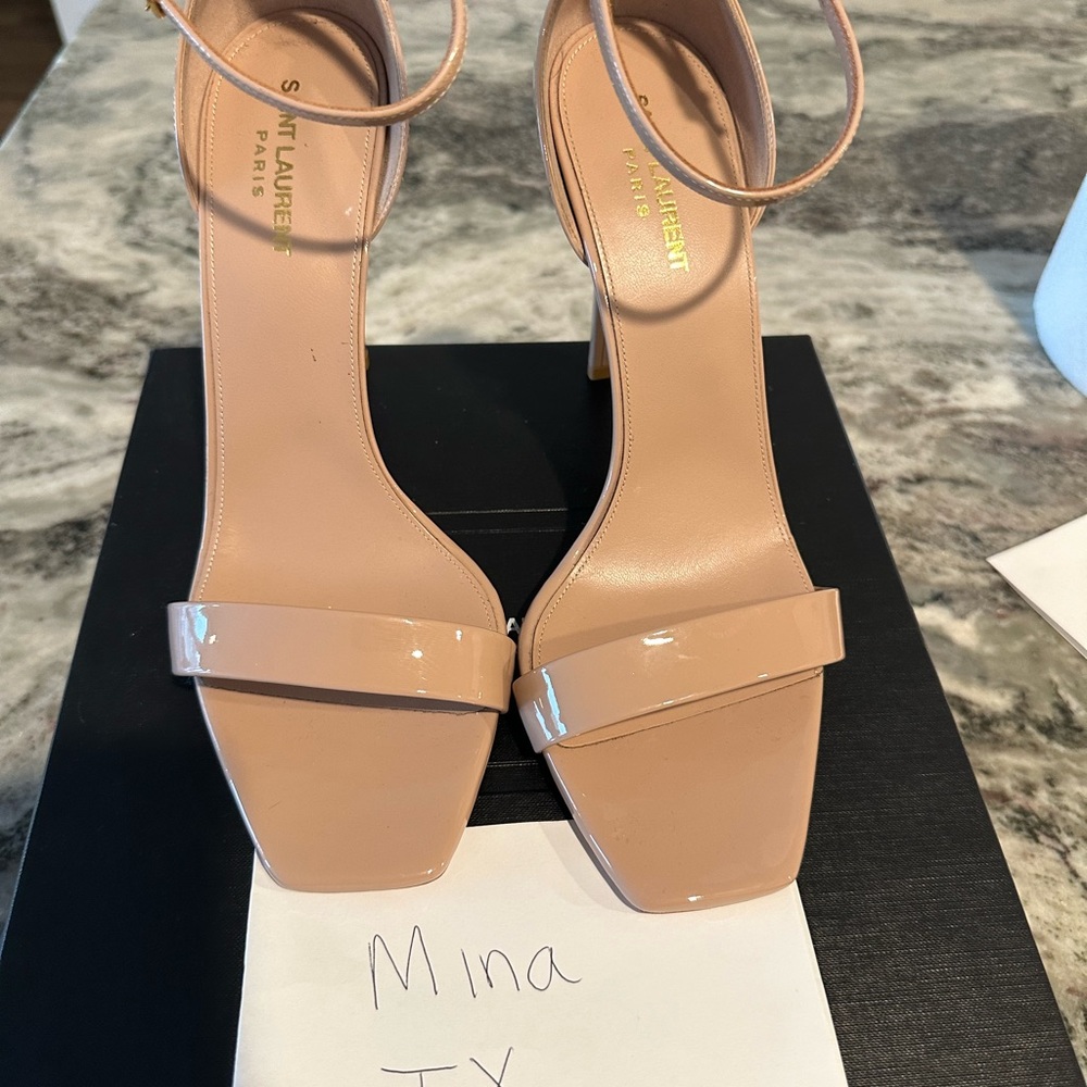 Nude Ysl sandal - Picture 3 of 3